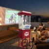 Infurnic Popcorn Poppers, with Cart and Kettle, Kitchenware for Family Gatherings, Red, 26.18"*16.54"*54.76" - 3 of 4