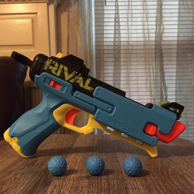  NERF Rival Fate XXII-100 Blaster, Most Accurate Rival System,  Adjustable Rear Sight, Breech Load, Includes 3 Rival Accu-Rounds : Toys &  Games