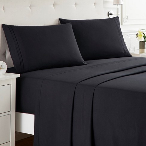 Black bed throw discount double