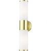 Livex Lighting Lindale 2 - Light Vanity in  Satin Brass - 3 of 3