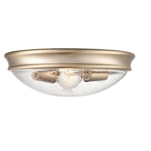 Millennium Lighting 2 - Light Flush Mount in  Modern Gold - 1 of 4