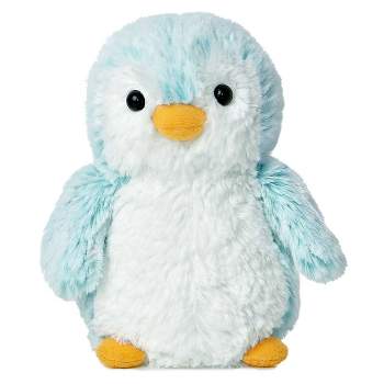 Aurora PomPom Penguin 6" Brights Blue Stuffed Animal