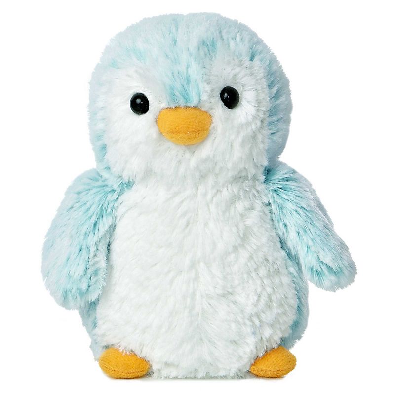 Aurora PomPom Penguin 6" Brights Blue Stuffed Animal, 1 of 5