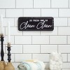 VIP Metal 12 in. Black So Fresh and So Clean Clean Sign - 2 of 4
