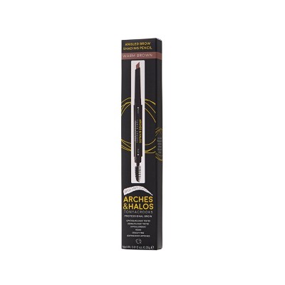 Arches &#38; Halos Angled Brow Shading Pencil Warm Brown - 0.012oz