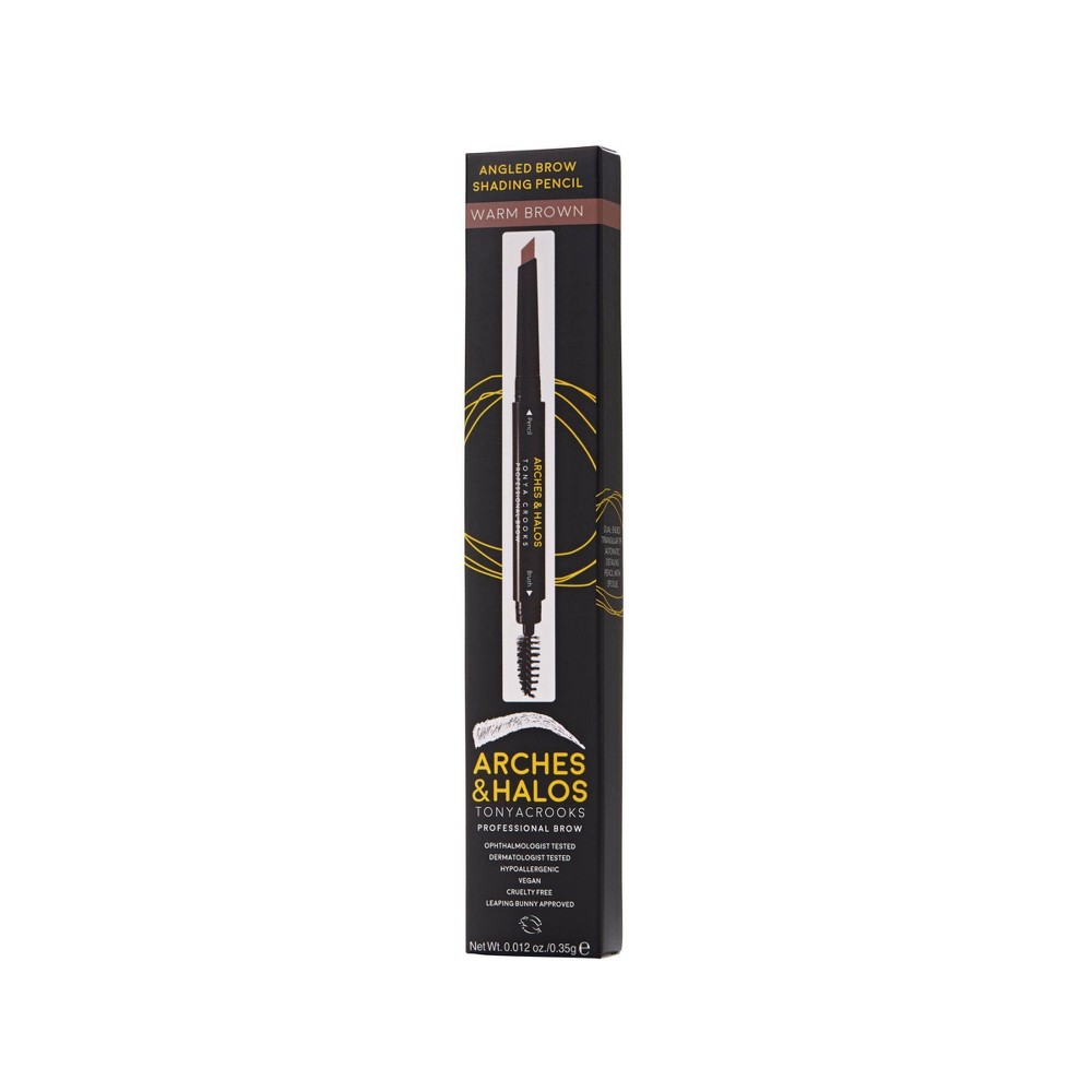 Arches & Halos Angled Brow Shading Pencil Warm Brown - 0.012oz