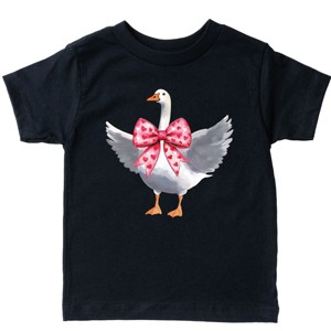 Valentine Goose Coquette - Toddler Short Sleeve Graphic T-Shirt - 1 of 4