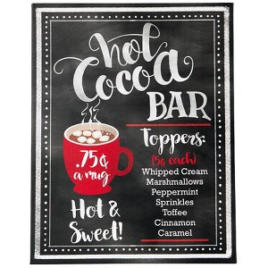 The Lakeside Collection Hot Cocoa Bar Wall Sign Décor - 1 of 3
