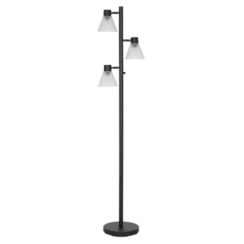 Track Tree Floor Lamp Black Includes Energy Efficient Light Bulb