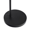 VYNXARIA 60"H Black Floor Lamp with Rotary Switch Wood Table Metal Base - 4 of 4