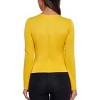 Zeagoo Womens Blazer Cropped Open Front Zipper Dress Jacket O Neck Casual Office Suit Jacket - 3 of 4