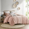 3Pcs Comforter Set, Solid Bedding Set, Cotton Bed Comforter - 3 of 4