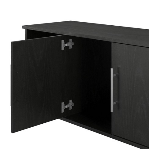 Prepac 60 Shoe Cubby Bench Black : Target