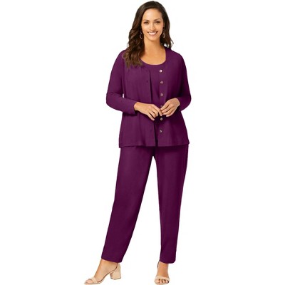 Jessica London Women's Plus Size 4-Piece Stretch Knit Wardrober