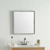 HomeRoots 26" Gray Framed Bathroom Vanity Mirror - 2 of 4
