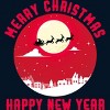 Men's Design By Humans Merry Christmas - Happy New Year By thriftjd Tank Top - 2 of 3