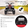 ATV for Kids, 6V Battery Powered Toddler 4 Wheeler w/Music, Light, 1.5mph Max Speed, Kids ATV 4 Wheeler 3+ Years - 2 of 4