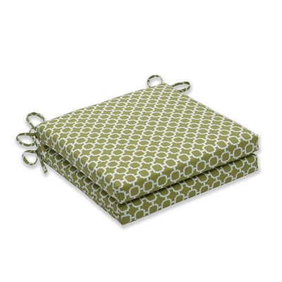 Hockley Pear 2pc Indoor/Outdoor Squared Corners Seat Cushion - Pillow Perfect