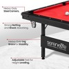 SereneLife 76'' Portable and Foldable Pool Table with Accessory Kit – Compact Billiard Table for Gameroom, Apartment, or Office – SLPO730 - 4 of 4