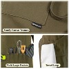 OPUX Chef Apron for Adults, Kitchen Textiles with Pockets, Large Unisex Canvas Wearable Cloth for Cooking Grilling BBQ Baking - 4 of 4
