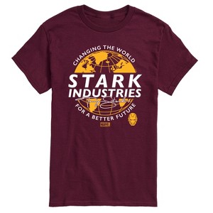 Men's - Marvel - Iron Man Stark Industries Short Sleeve Graphic T-Shirt - 1 of 4