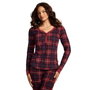 Jockey Women's Fam Jams Long Sleeve Henley - 1 of 4