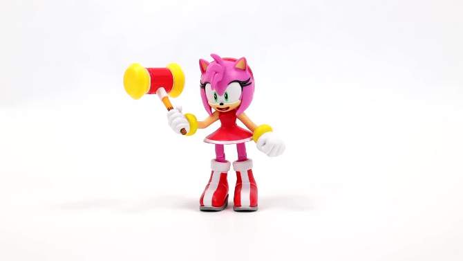 Sonic the Hedgehog Modern Amy with Hammer Wave 6, 2 of 10, play video