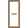 PosterPalooza | Panoramic Museum Gold Picture Frame - UV Acrylic, Foam Board Backing, Hanging Hardware - 2 of 4