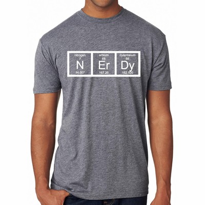 Мужские футболки Crazy Dog T-Shirts, Inc. Nerdy Periodic Table T Shirt Funny Science Shirts Mens - Crazy Dog Men's T Shirt for Nerds Light Grey M — фото 3