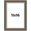 PosterPalooza | Weathered Black Picture Frame - UV Acrylic, Foam Board Backing, Hanging Hardware - 2 of 4