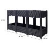 Mlmh & Kngwa 47"W Elevated Planter Garden Box - 2 of 4