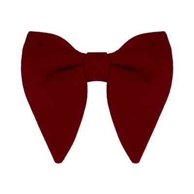 Allegra K Men's Pre-tied Solid Color Formal Party Prom Velvet Bow Ties One Size