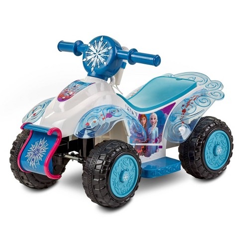 disney frozen 6v motorised quad bike ride on