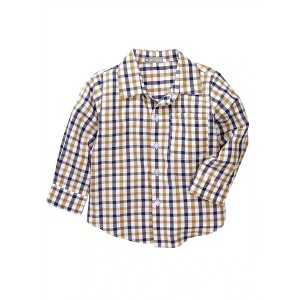 Boy's ' Plaid Button-Down Shirt - Petit Confection - 1 of 2