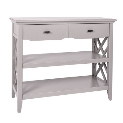 Lane 2 Drawer Console Table Gray - East at Main