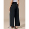 INSPIRE CHIC Women's Wide Leg High Elastic Waist Baggy Palazzo Casual Pants - 3 of 4