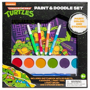 Inkology: Paint & Doodle - Teenage Mutant Ninja Turtles - TMNT Coloring Set, 5+ - 1 of 4