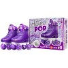 Crazy Skates Adjustable Roller Skates For Girls - Glitter Pop Collection - Size Adjustable To Fit Four Sizes - 4 of 4