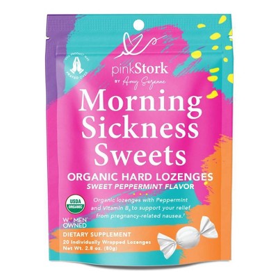 Pink Stork Morning Sickness Sweets - Peppermint - 20ct