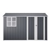 Mlmh & Kngwa 76.4"H Weather-Resistant Metal Tool Shed - 2 of 4