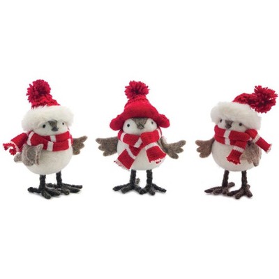 Melrose Plush Winter Bird Characters (Set of 12)