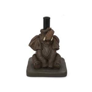 Maggift Umbrella Base, Elephant Pattern Umbrella Base with Adapter, Cute Design, Suitable for Patio, Yard, Poolside, Gray, 13.5" * 13.5" * 18" - 1 of 4