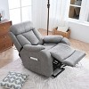Electric Lift And Recline Chairs,Power Lift Chairs For Seniors,Recliner Armchair For Elderly,Remote Control Recliner Sofa-Cuddlewood - 3 of 4