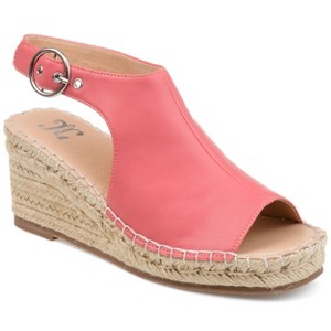 Journee Collection Womens Crew Wedge Heel Espadrille Sandals - 1 of 4