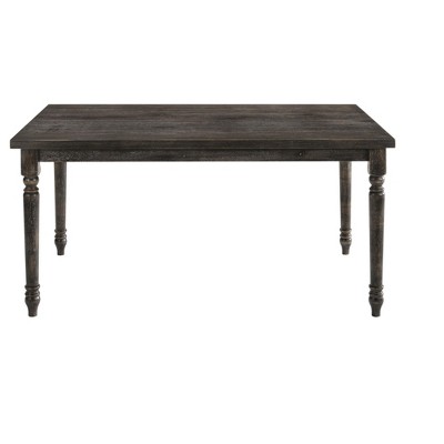NicBex Dining Table 60" Farmhouse Rectangular Wooden Dining Table for Dining Room