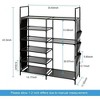 Shoe Rack 6 Tier Shoe Shelf Shoe Storage, 35 Pairs Shoe Organizer for Entryway,Stackable Shoe Holder Shoe Stand - 2 of 4