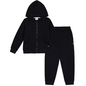 LONDON FOG Little/Big Boys' 2-Piece Fleece Hoodie and Sweatpants Sets - 1 of 3