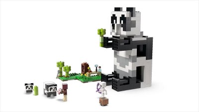LEGO 21245 Minecraft Le Refuge Panda, Jouet De Maison Amovible