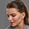 Unique Bargains Women's Bling Rhinestone Wide Edge Headband 5.12"x1.89" 1Pc - 2 of 4