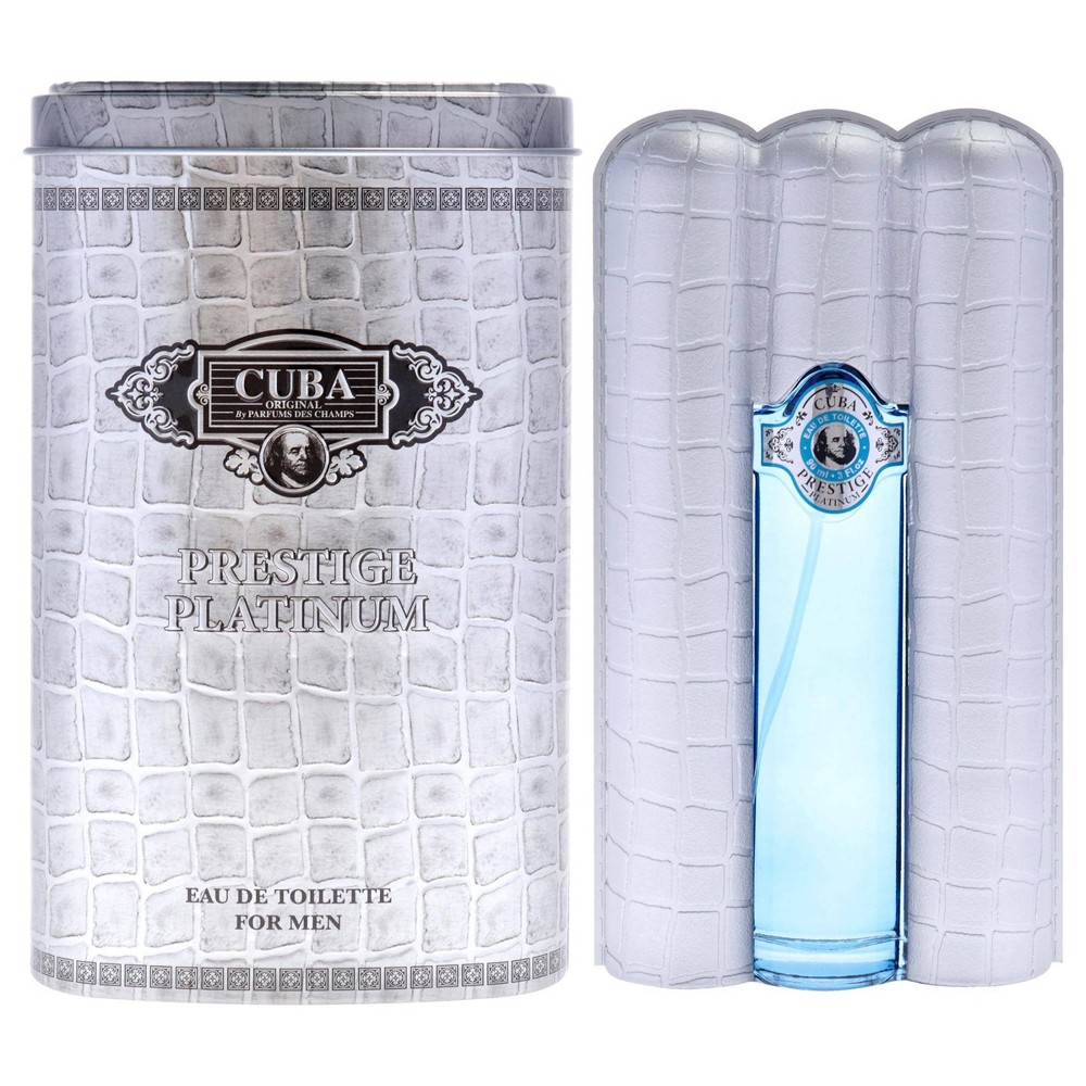 Cuba Prestige Platinum Men's EDT Spray - 3 fl oz